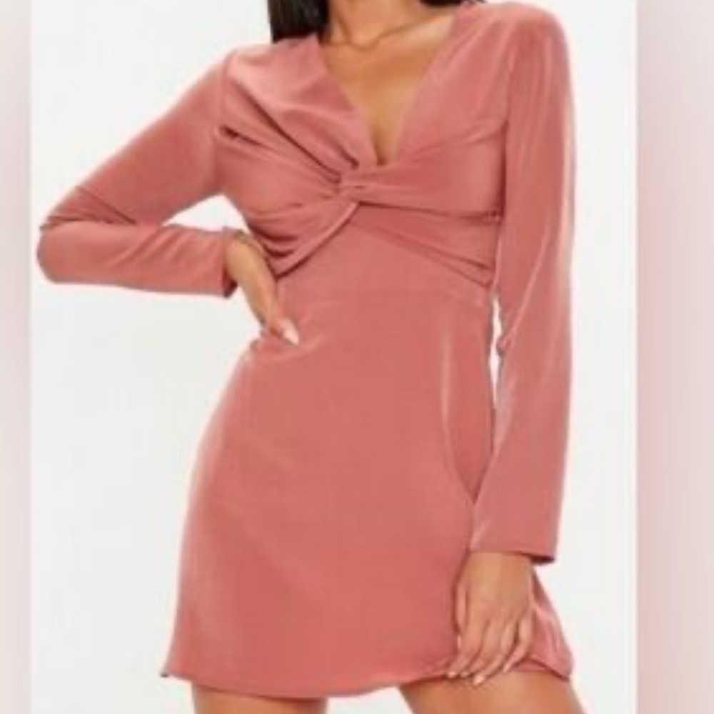 Missguided Crossover Mini Dress